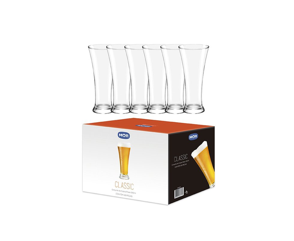 Conjunto De Copo Pilsen Classic 290ml - Mor