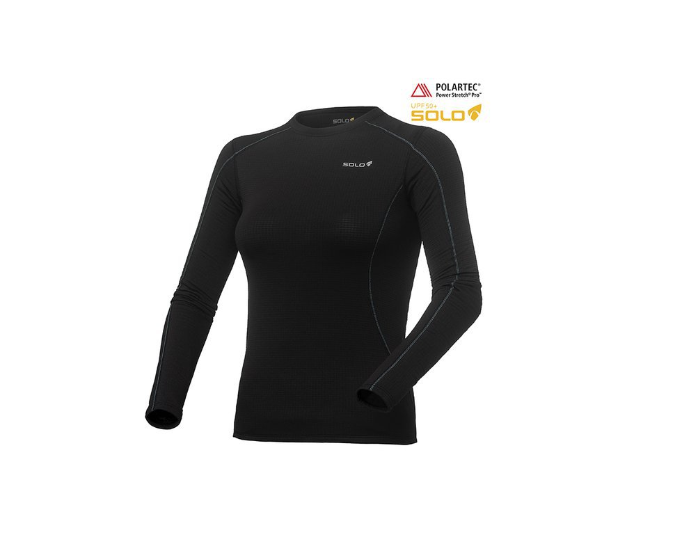 Blusa X-thermo Air Ts Lady - Preto - Solo - PP