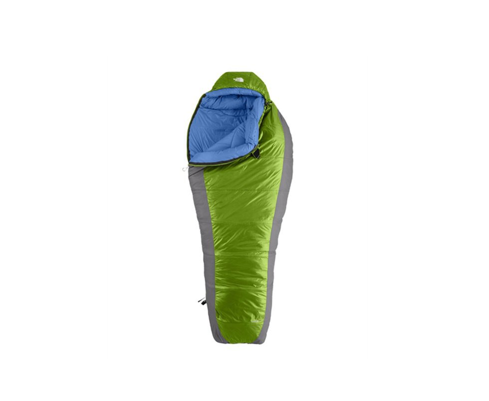 Saco De Dormir Snow Leopard -18c Verde/cinza Ziper Lado Direito - The North Face