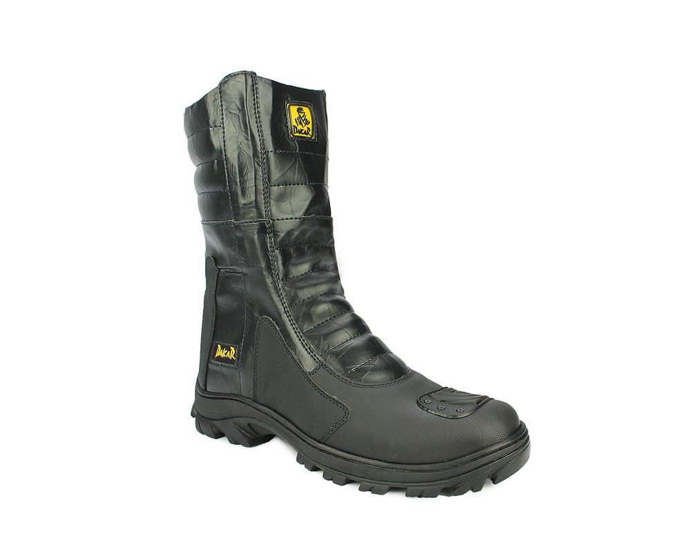 Bota Moto Tanzania - Preto - Dakar