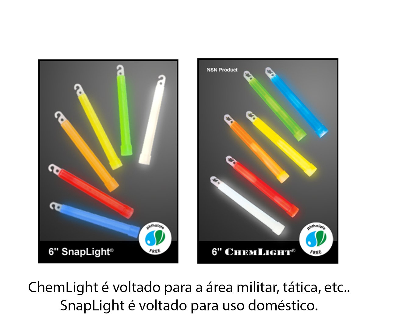 Bastão De Luz Química  6" Snaplight Amarelo - Cyalume