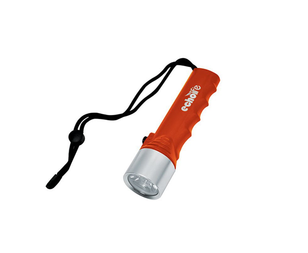Lanterna De Mergulho Scuba Laranja - Echolife