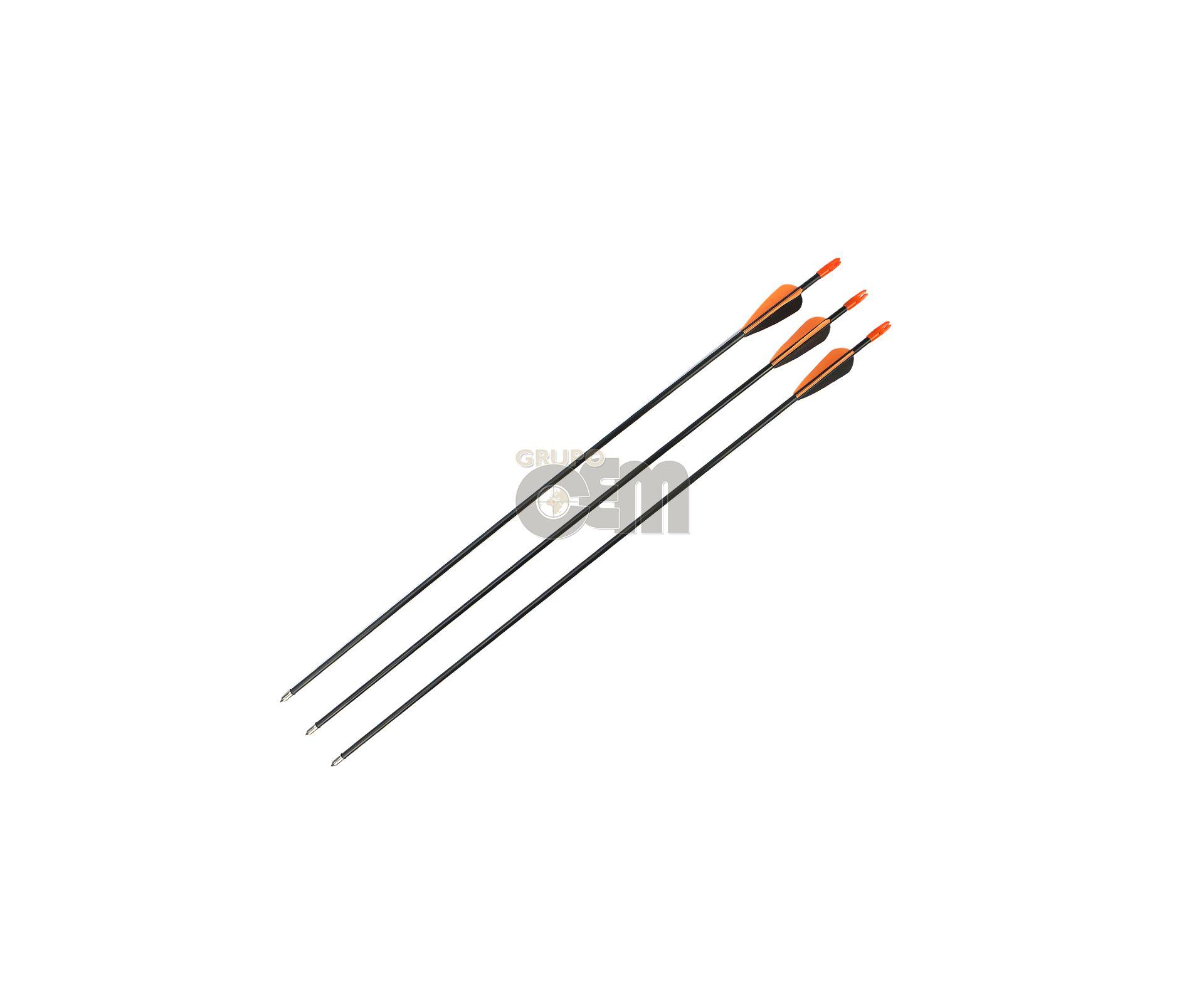 Conjunto Com 03 De Flecha Fibra De Vidro 28" - Barnett