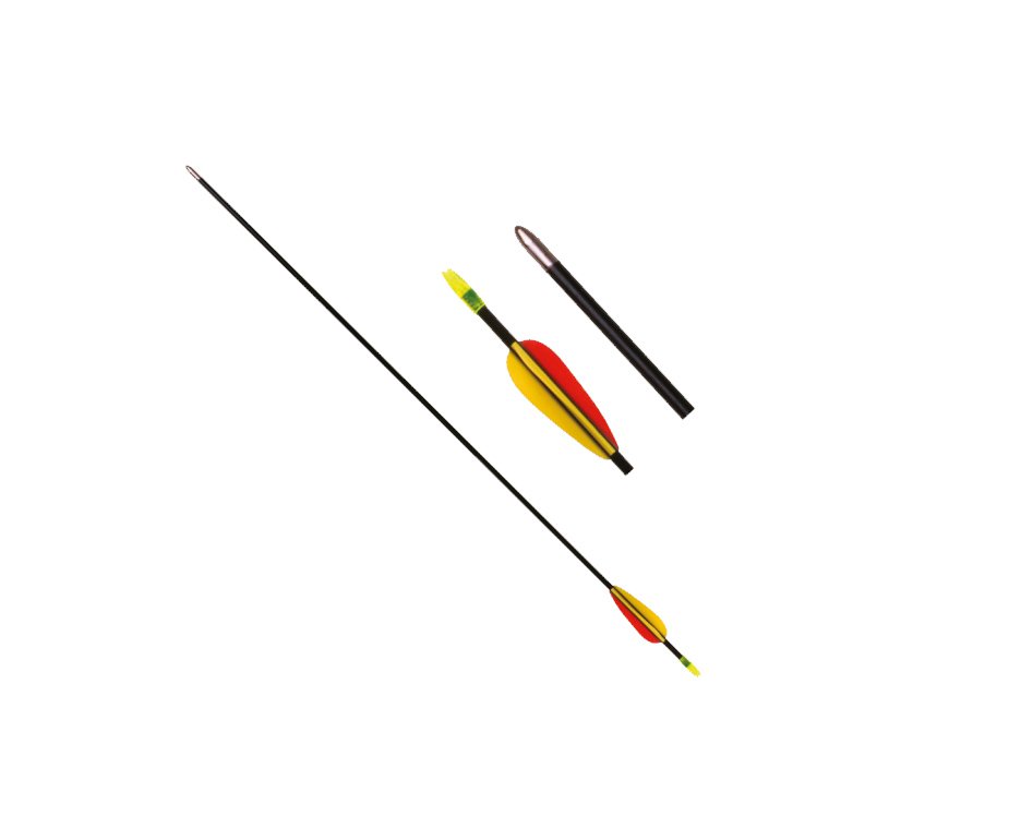 Flecha De Fibra Vidro para arco - 30" Black