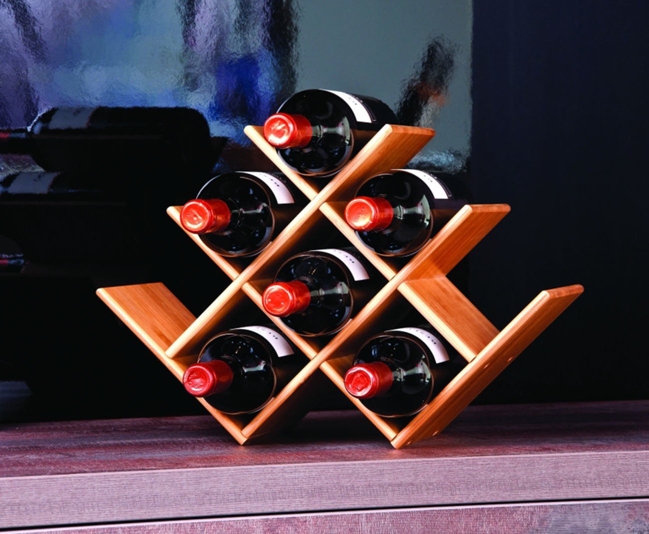 Rack Para Vinho Bamboo - Mor