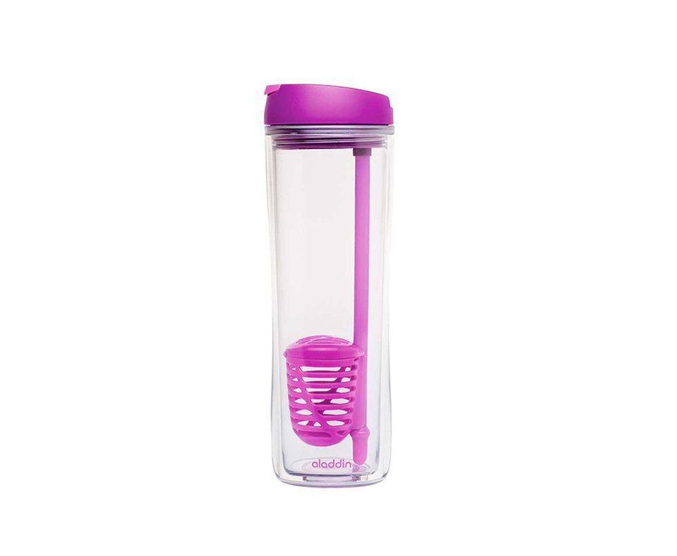 Garrafa Termica Infusor Flip & Sip Pink 0,591l - Aladdin