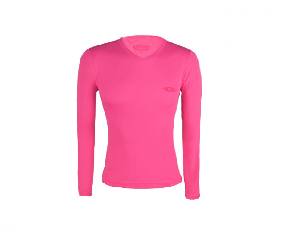 Camiseta Softline Feminina Rosa - Proteção Uva/uvb 50+ Fps - Cardume