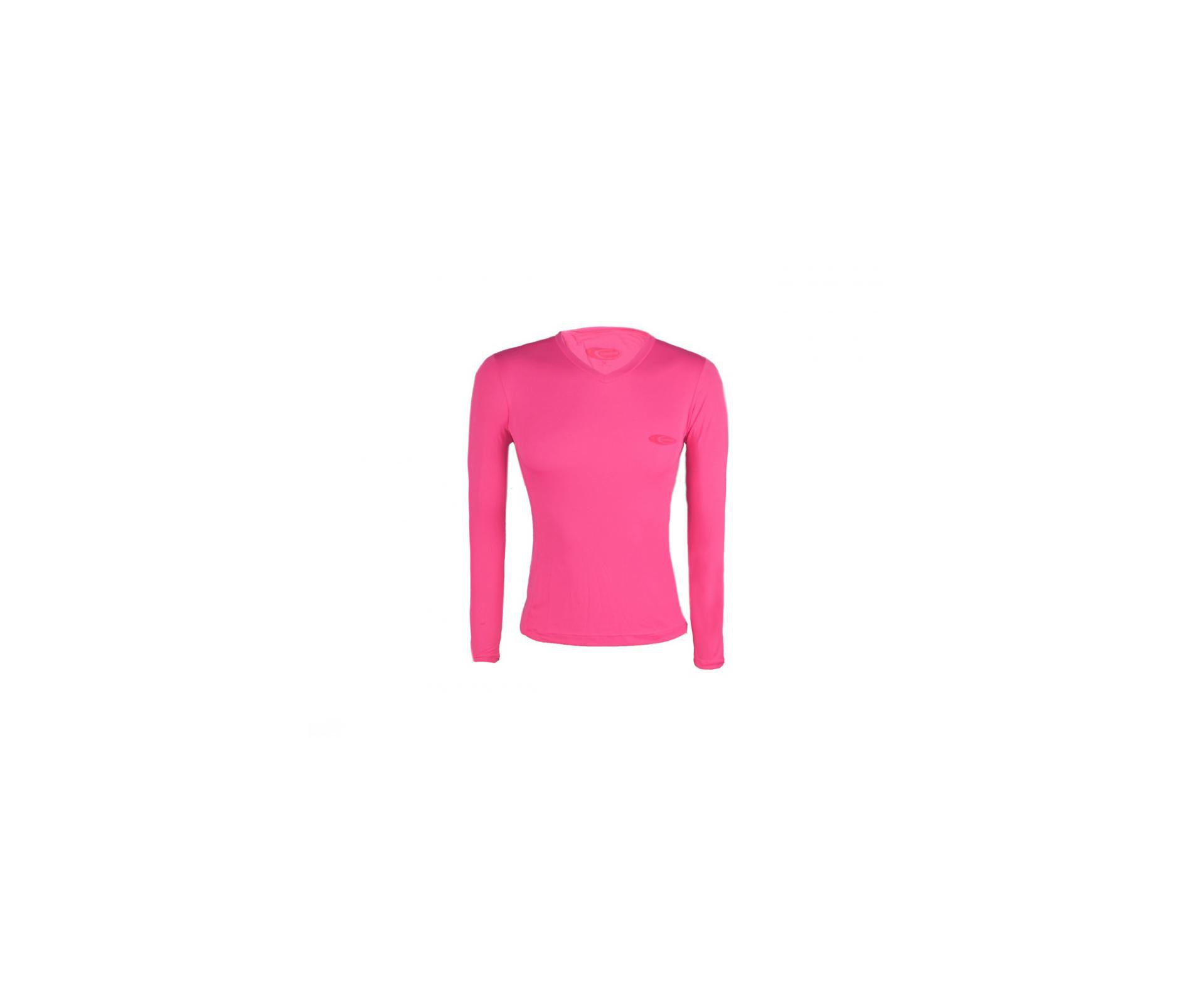 Camiseta Softline Feminina Rosa - Proteção Uva/uvb 50+ Fps - Cardume - PP