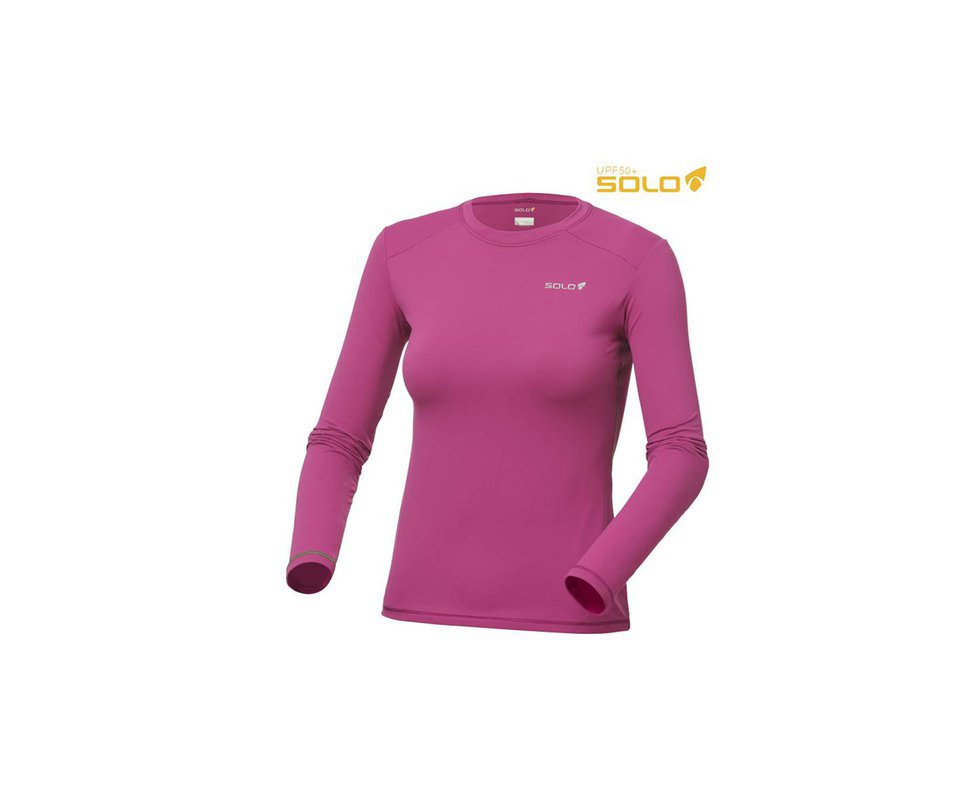 Camiseta Ion Uv Ml Lady Rs Fucsia - Proteção Uva/uvb 50+ Fps - Solo