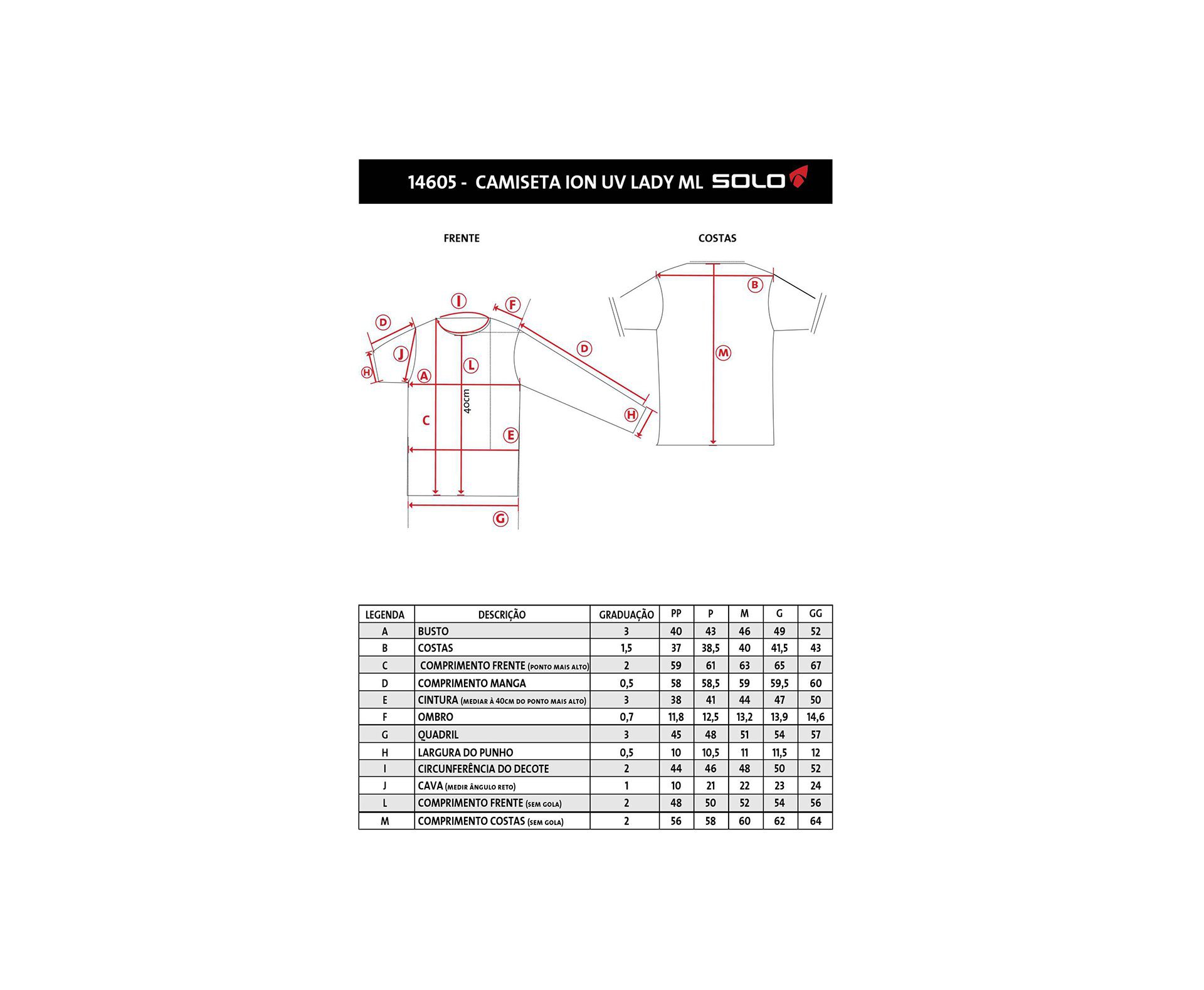 Camiseta Ion Uv Ml Lady Rs Fucsia - Proteção Uva/uvb 50+ Fps - Solo - PP