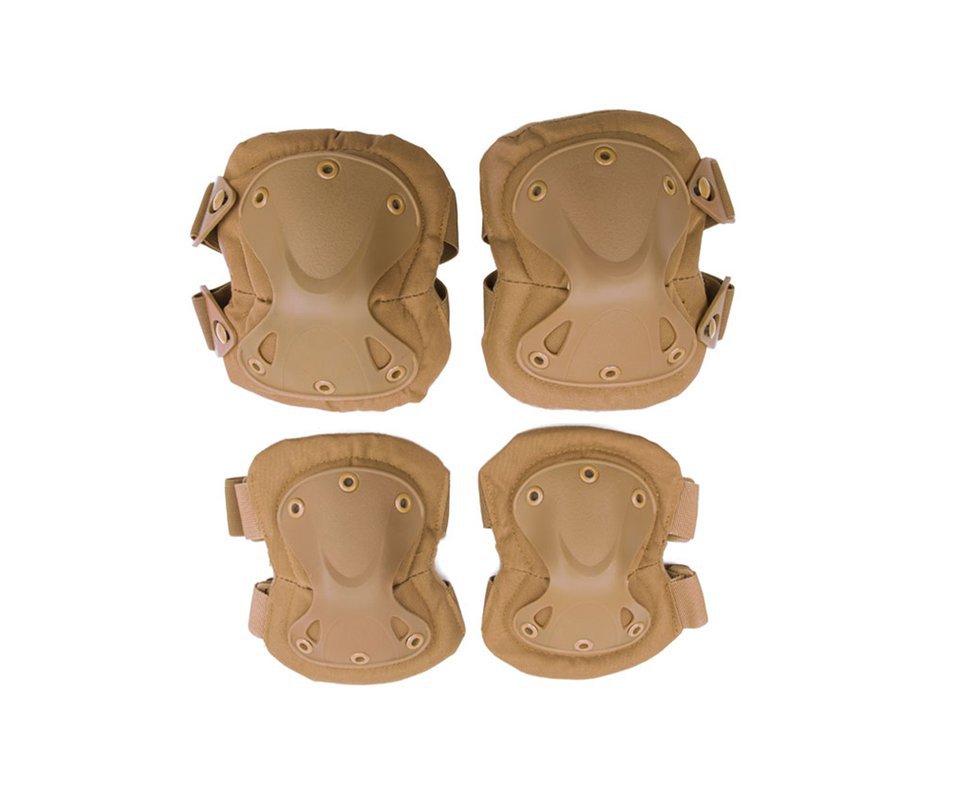 Kit Joelheira E Cotoveleira Emerson Gear - Tan - Emerson Gear