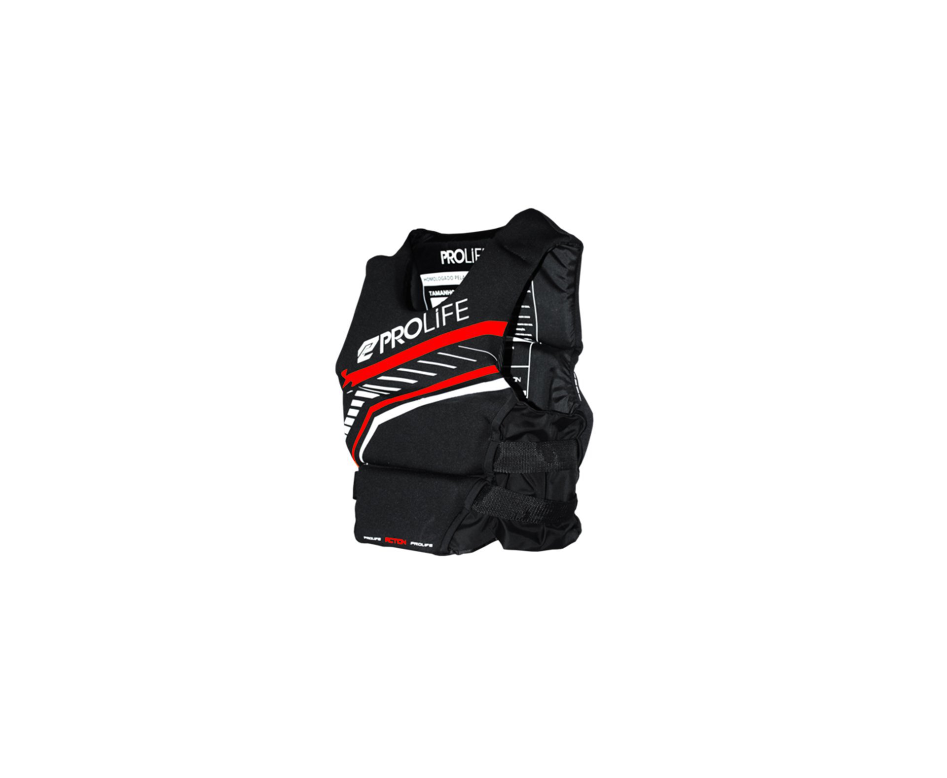 Colete Neoprene New Action Homologado Vermelho - Prolife - M