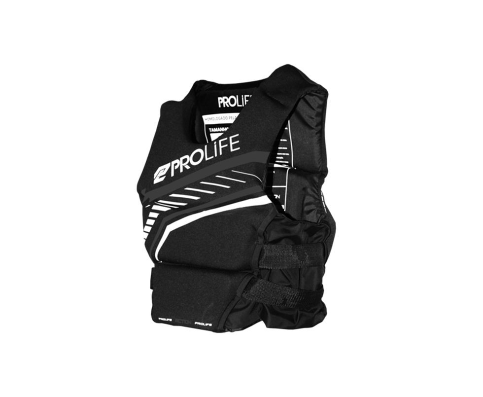 Colete Neoprene New Action Homologado Preto - Prolife - M