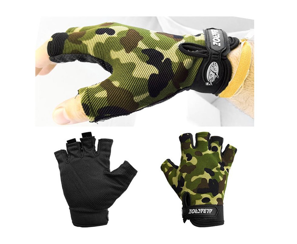 Luva Tatica/pesca Camuflada - Albatroz - P