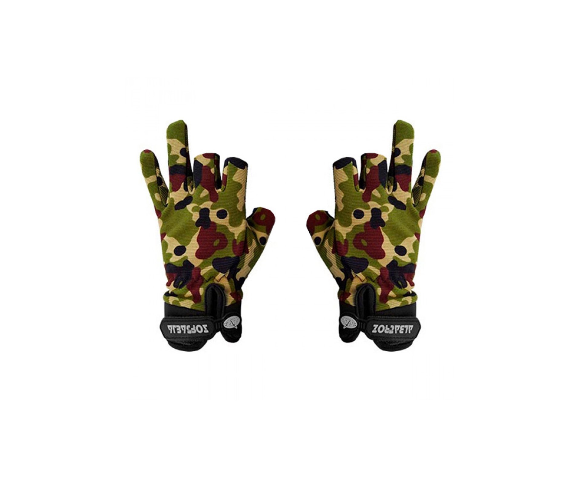 Luva Tatica Sniper Sensitive Camuflada - Albatroz - P