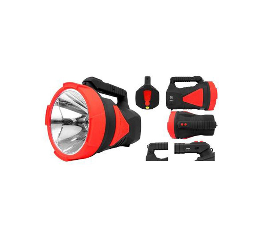 Holofote/lanterna Recarregavel 7054 1led 20w Alcance Até 1000 Metros - Albatroz