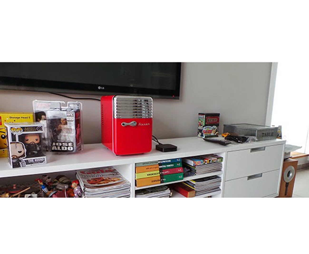 Mini Refrigerador E Aquecedor 5l Vermelha - Fixxar