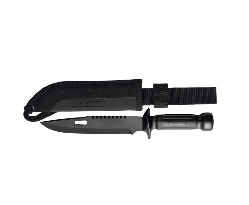 Faca Esporte 7 Commander - Lamina De Aço Inox E Cabo De Borracha - Tramontina