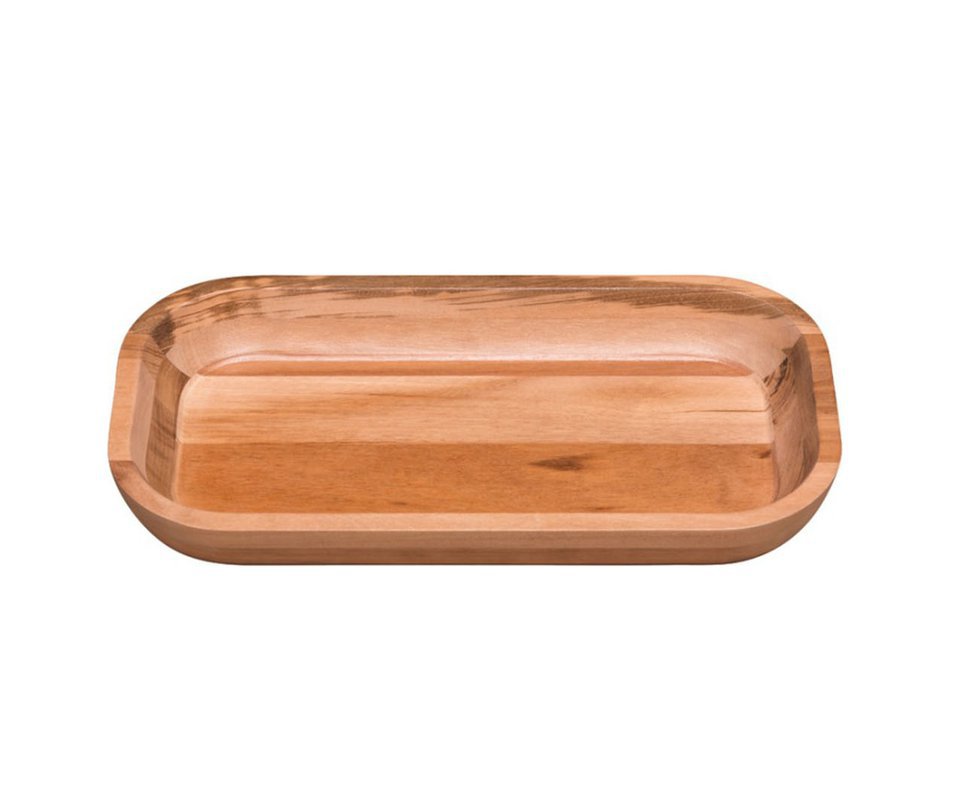 Gamela De Madeira Muiracatiara Retangular Para Salada Envernizada  - Tramontina