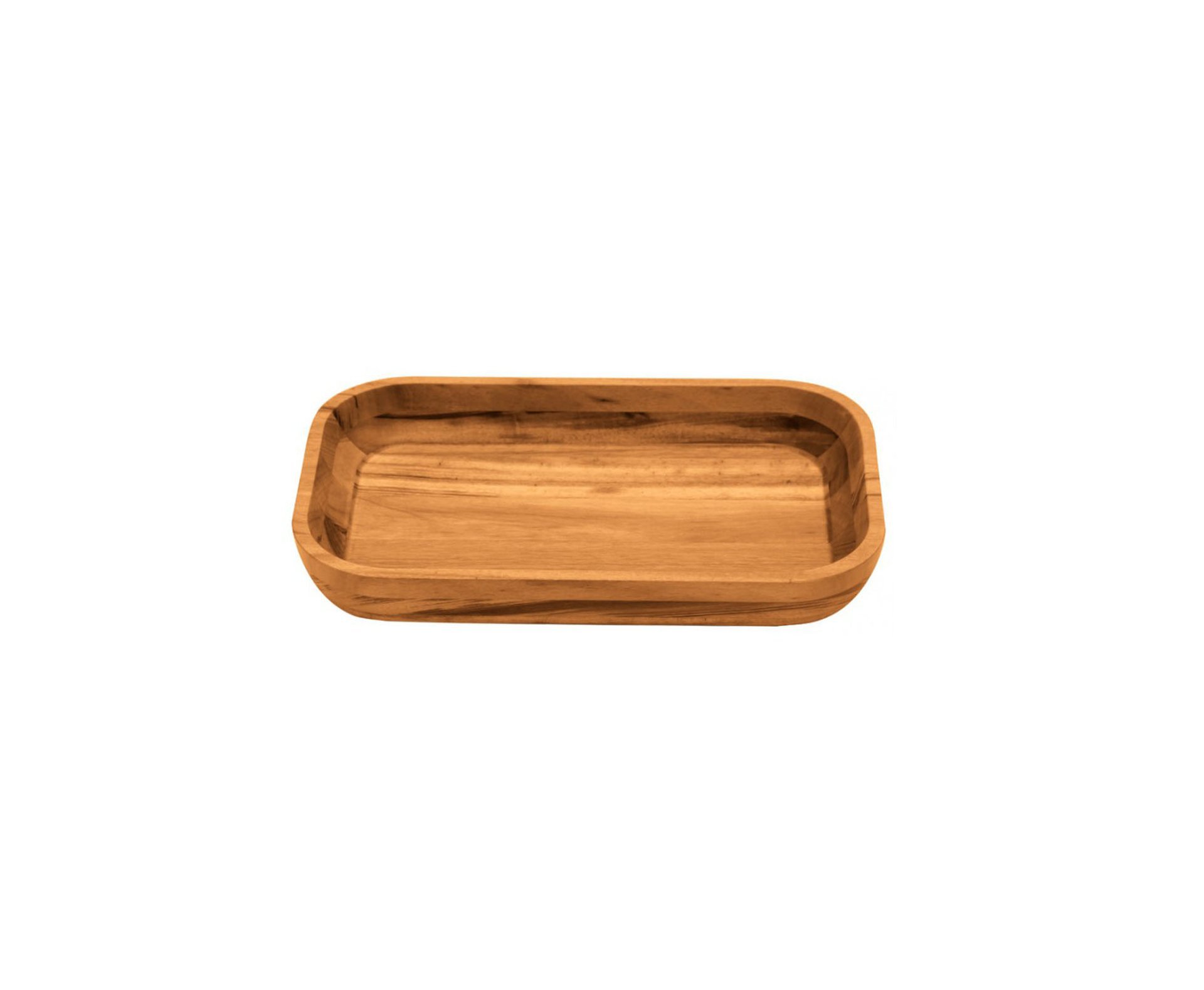 Gamela De Madeira Muiracatiara Retangular Para Salada, Churrasco - Tramontina