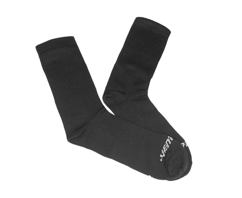 Meia Técnica Vento Biotech Cano Longo Sem Costura - Preto - P