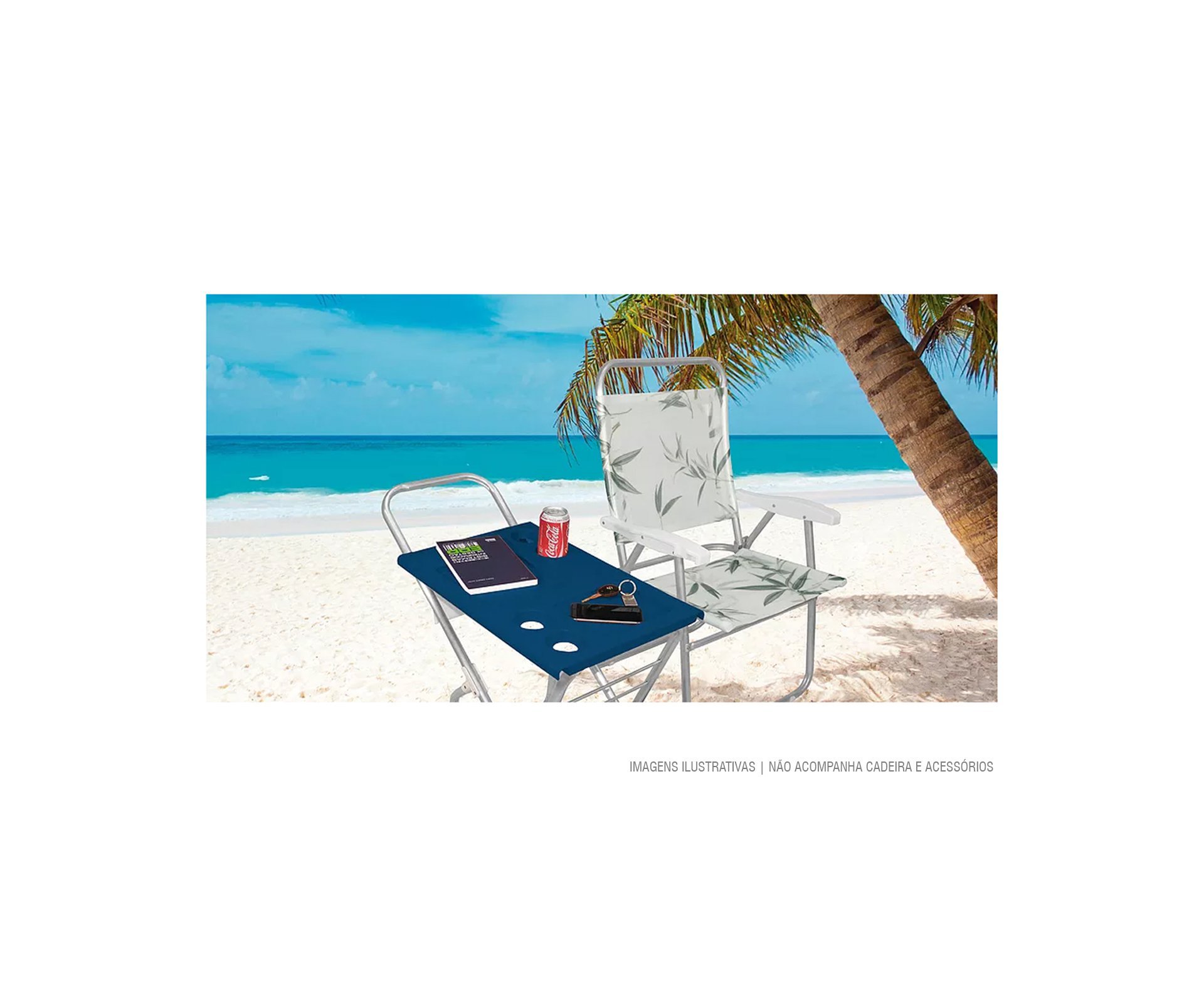 Carrinho De Praia Smart Car Azul Zaka