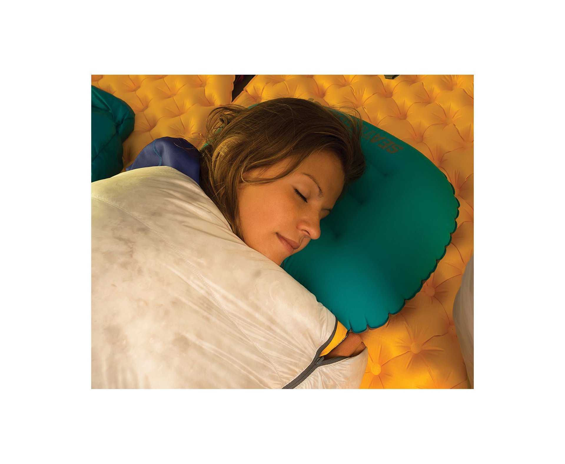 Travesseiro Sea To Summit Pillow Ultralight Large Azul E Cinza