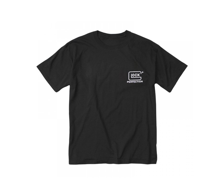 Camiseta Estampada Glock Preta, Branca - Bravo - P