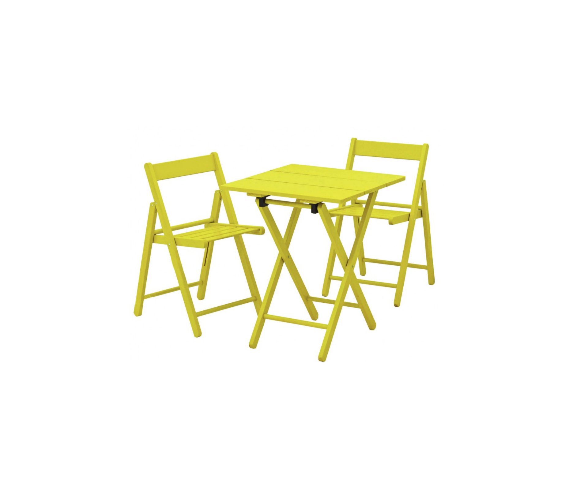 Jogo De Mesa Tramontina Aconchego 3 Peças Madeira Amarela