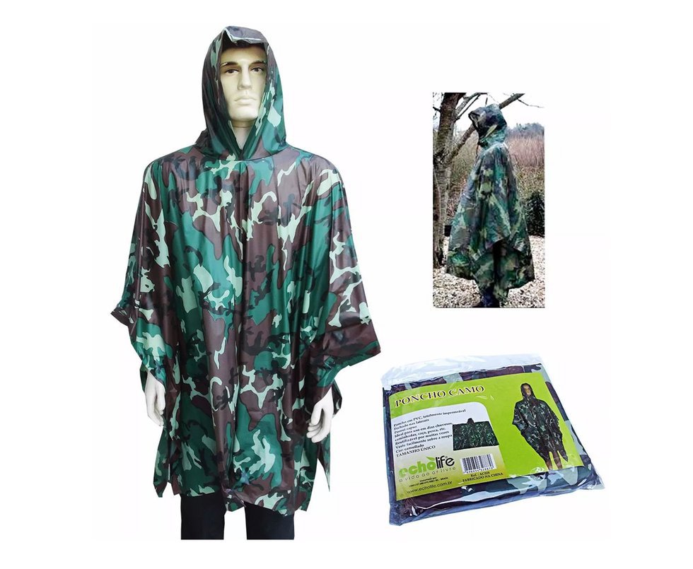 Poncho Echolife Camo