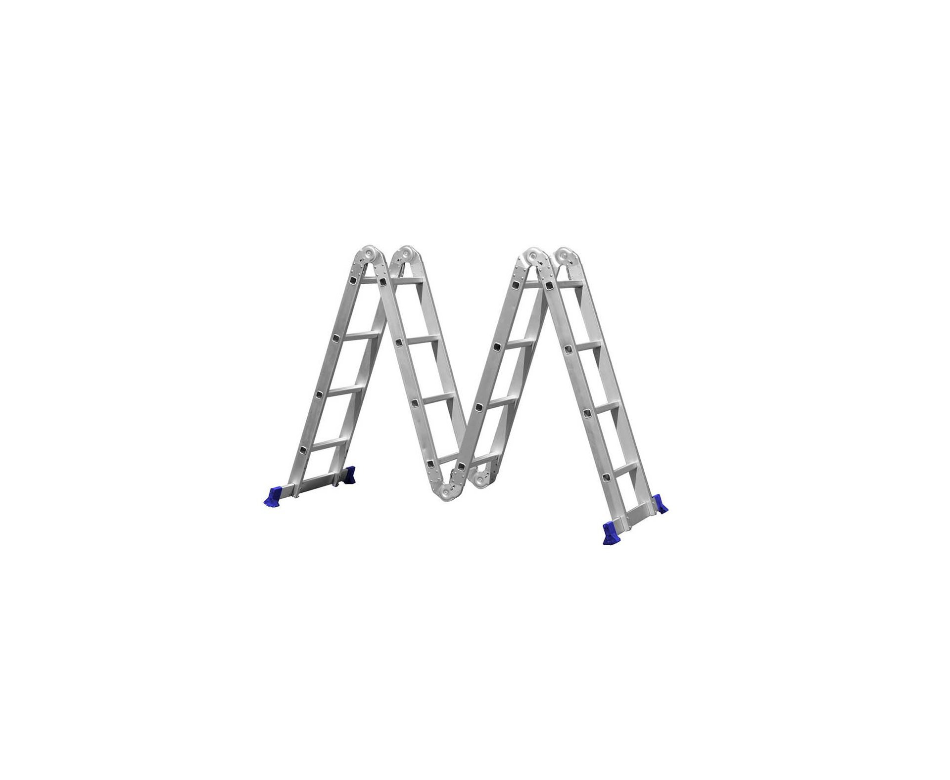 Escada Mor Multifuncional 4x4 Aluminio 16 Degraus