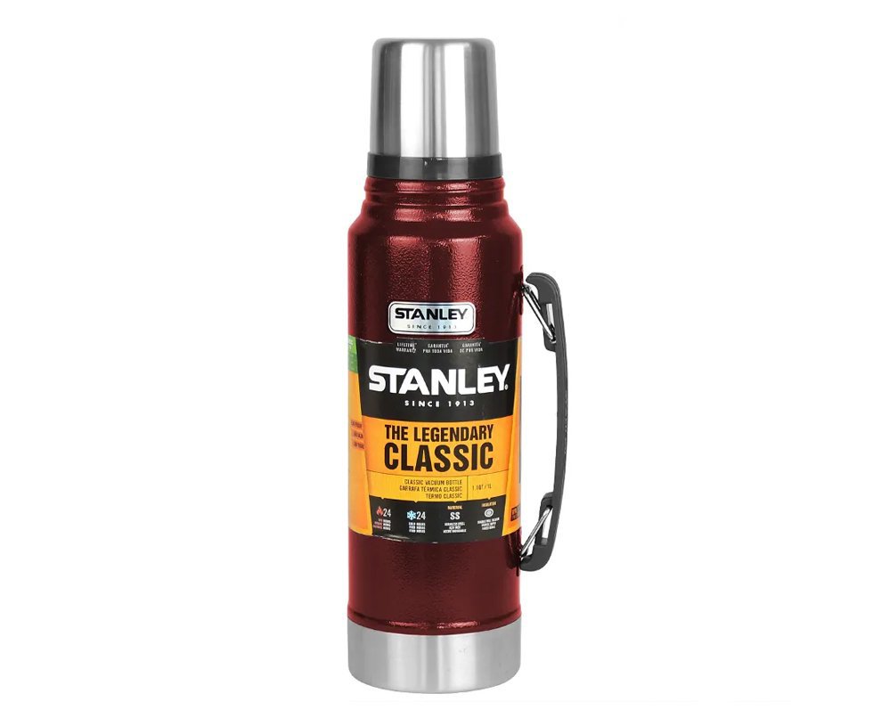 Garrafa Térmica Stanley Classic Vermelha 1 Litro