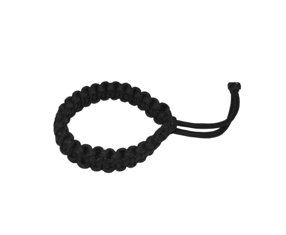 Pulseira De Sobrevivência Mad-max Preta Tam - Unico Bravo