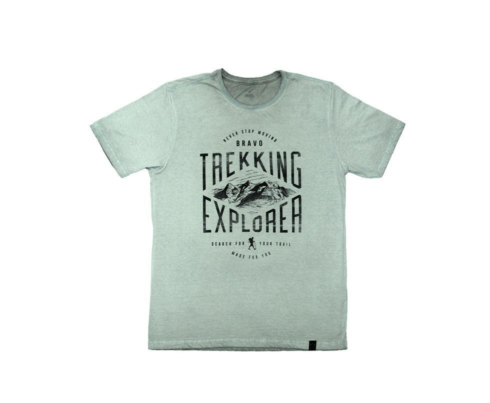 Camiseta Explore Bravo Estonada Verde