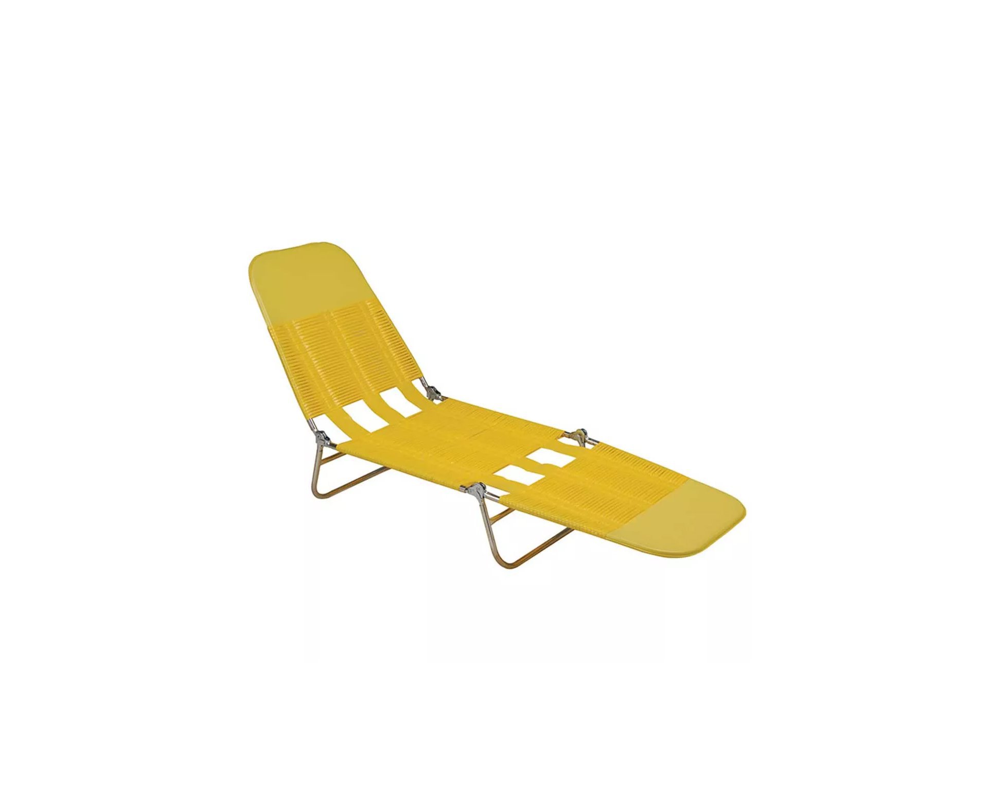 Cadeira Espreguiçadeira Pvc Amarelo - Mor