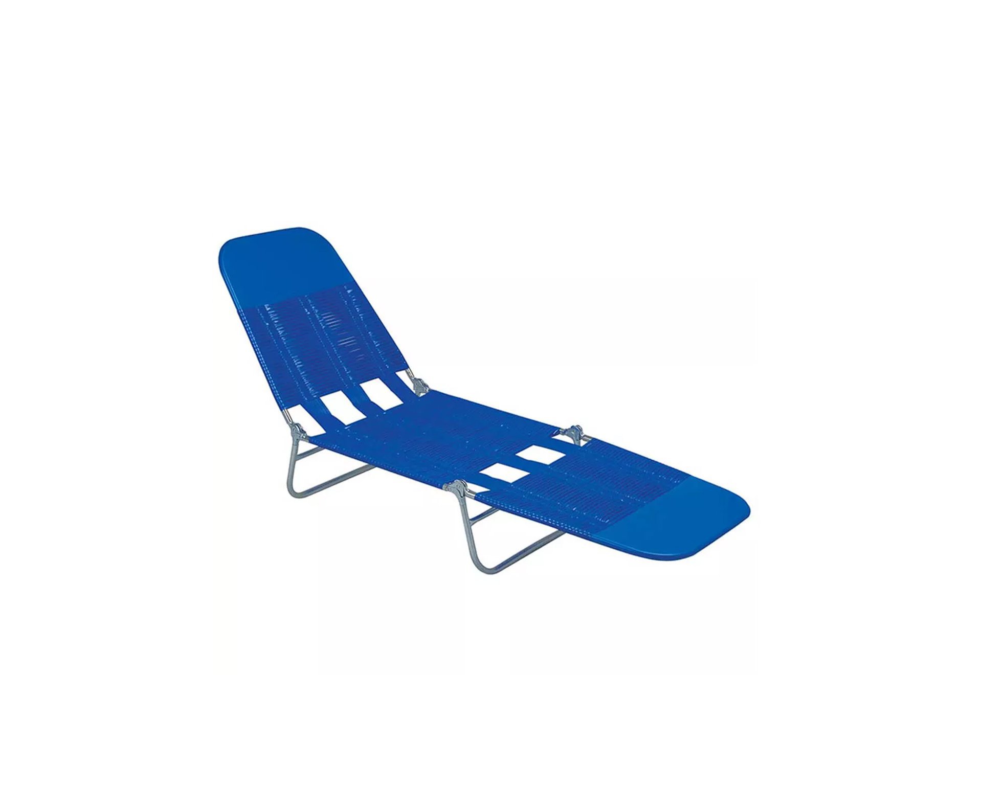 Cadeira Espreguiçadeira Pvc Azul - Mor