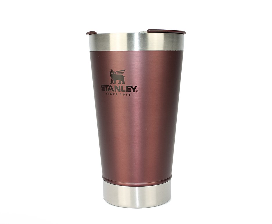 Copo Térmico Cerveja Stanley Inox Vermelho Com Abridor De Garrafas 473ml