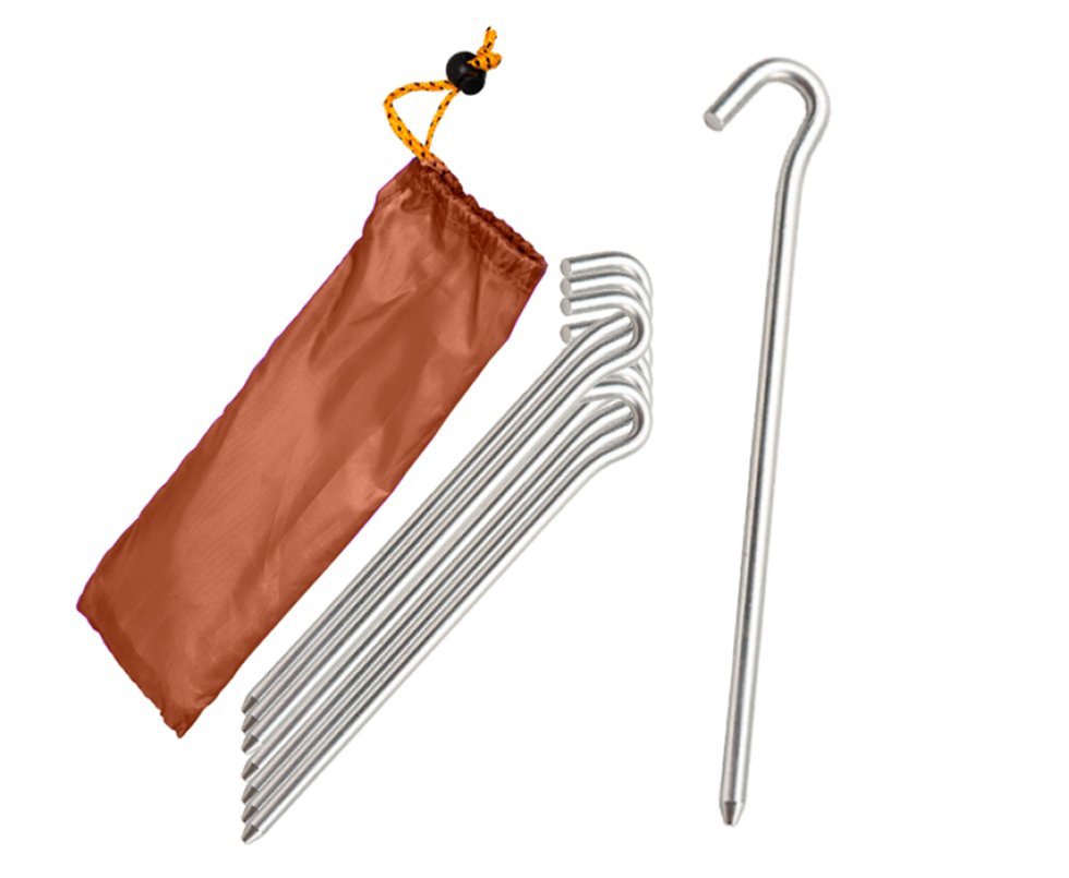 Kit Estacas Para Barracas Em Aluminio Com 8 Peças Guepardo