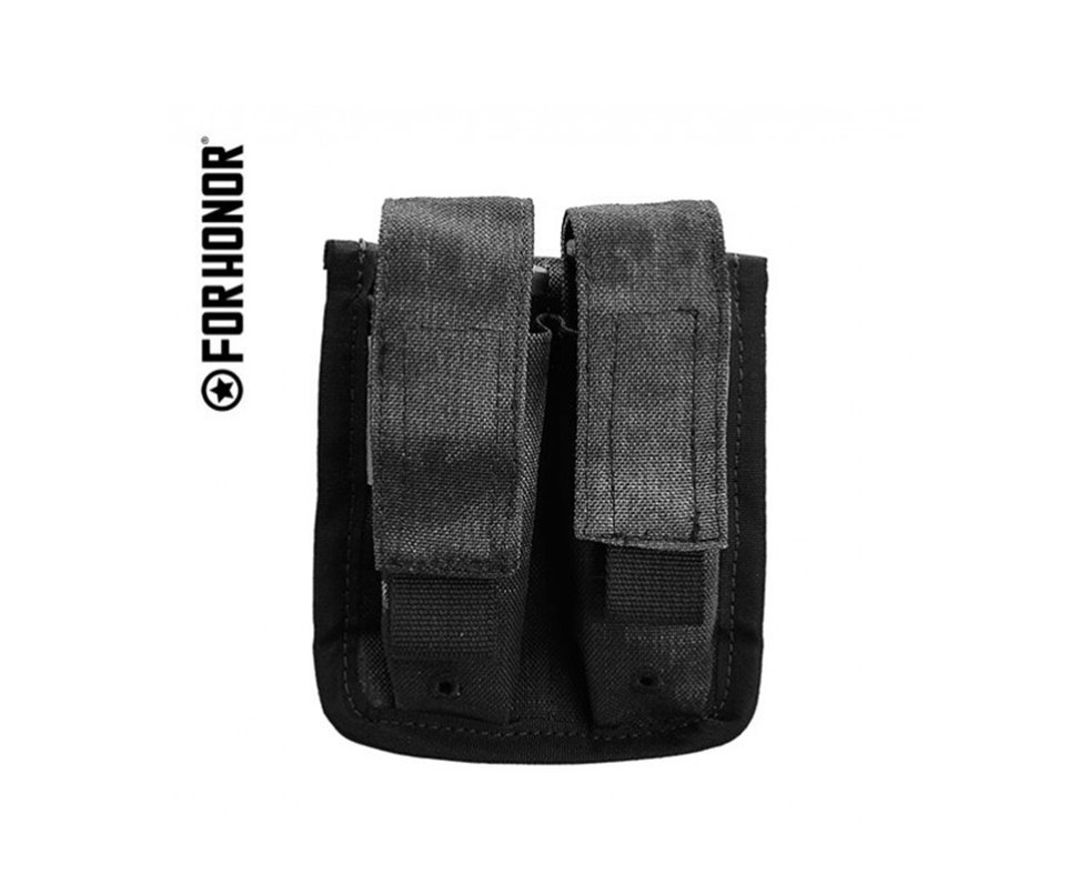 Porta Carregador Pistola Duplo Forhonor Em Cordura 1000 Black