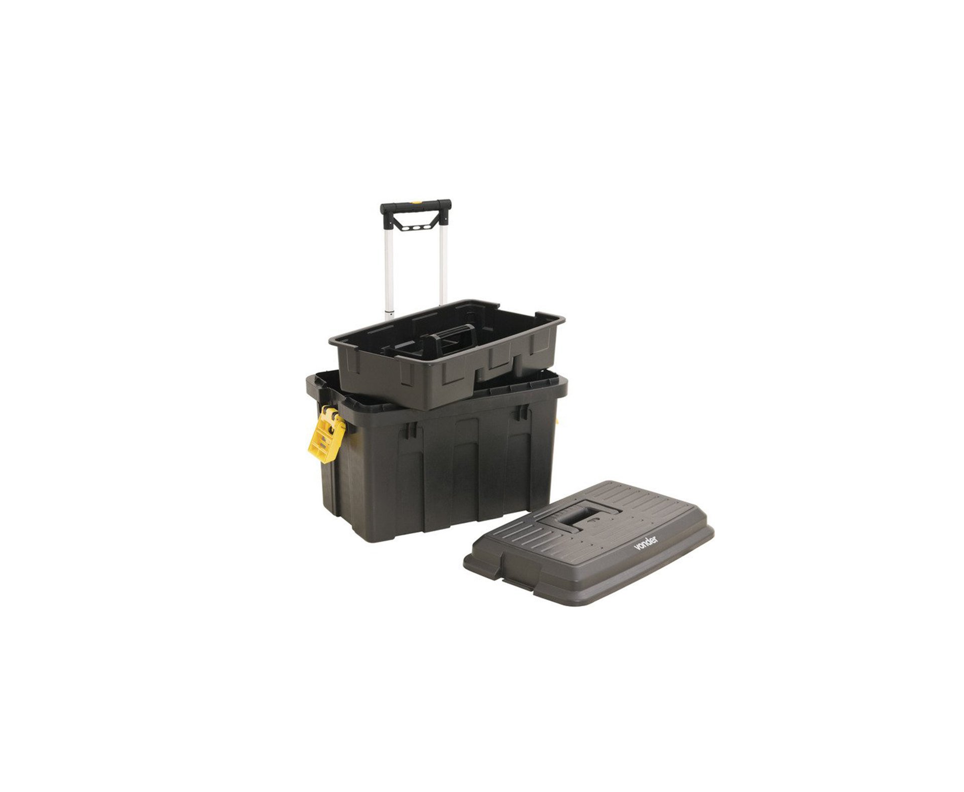 Caixa Plástica C/ Rodas Crv 0200 Vonder