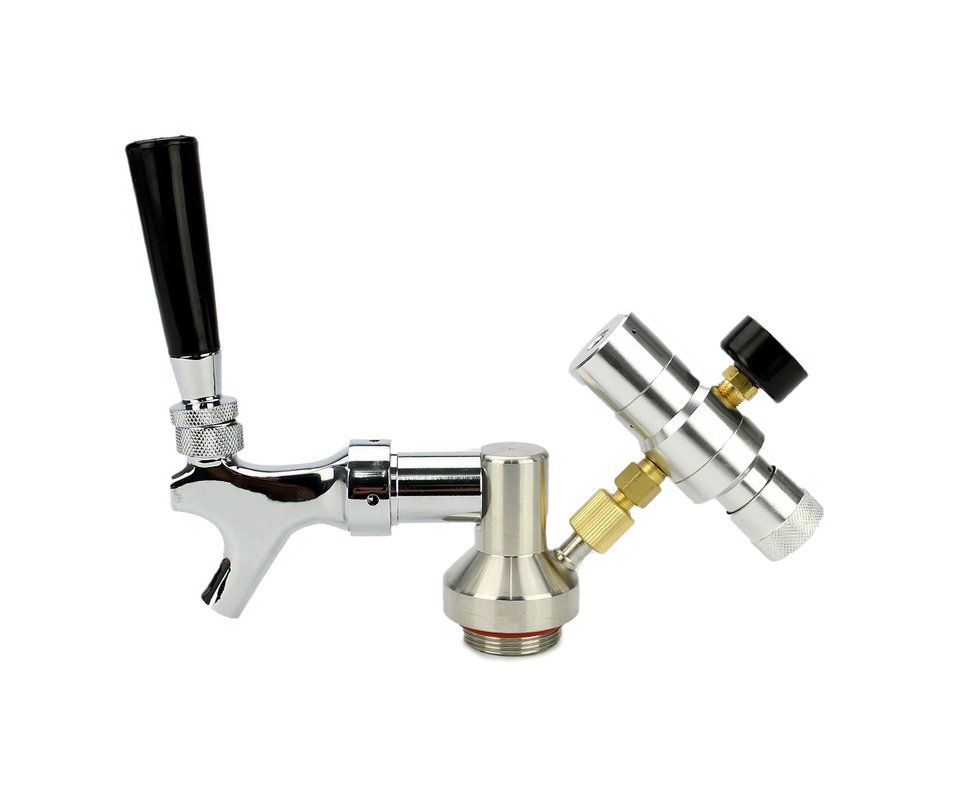 Torneira Extratora Para Growler Em Aço Inox 2l E 3,6 L