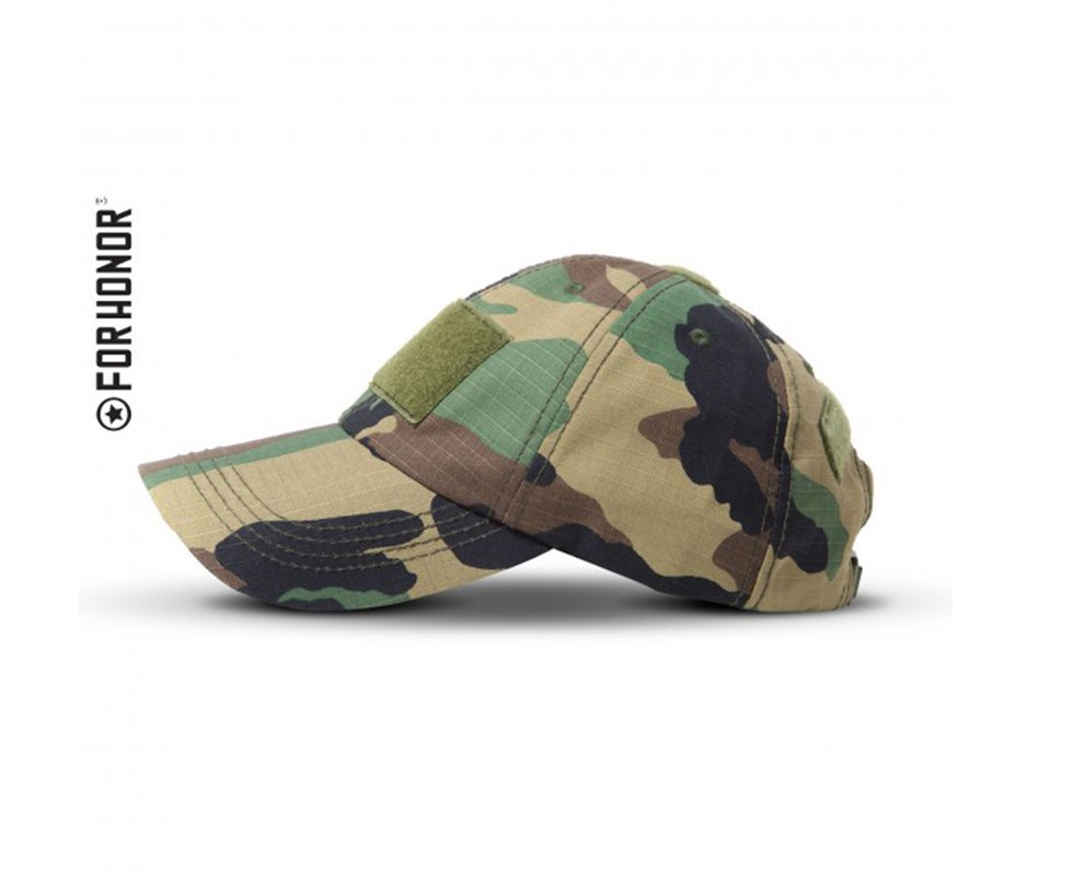 Boné Tático Forhonor Woodland Com Regulagem