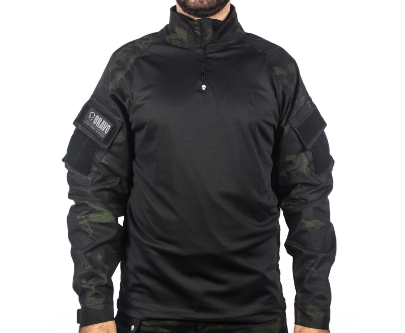 Camisa Combat Shirt Bravo Multicam Black