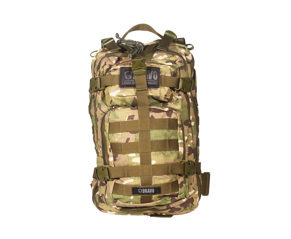 Mochila Tática Modular 3d Bravo Multicam 40l