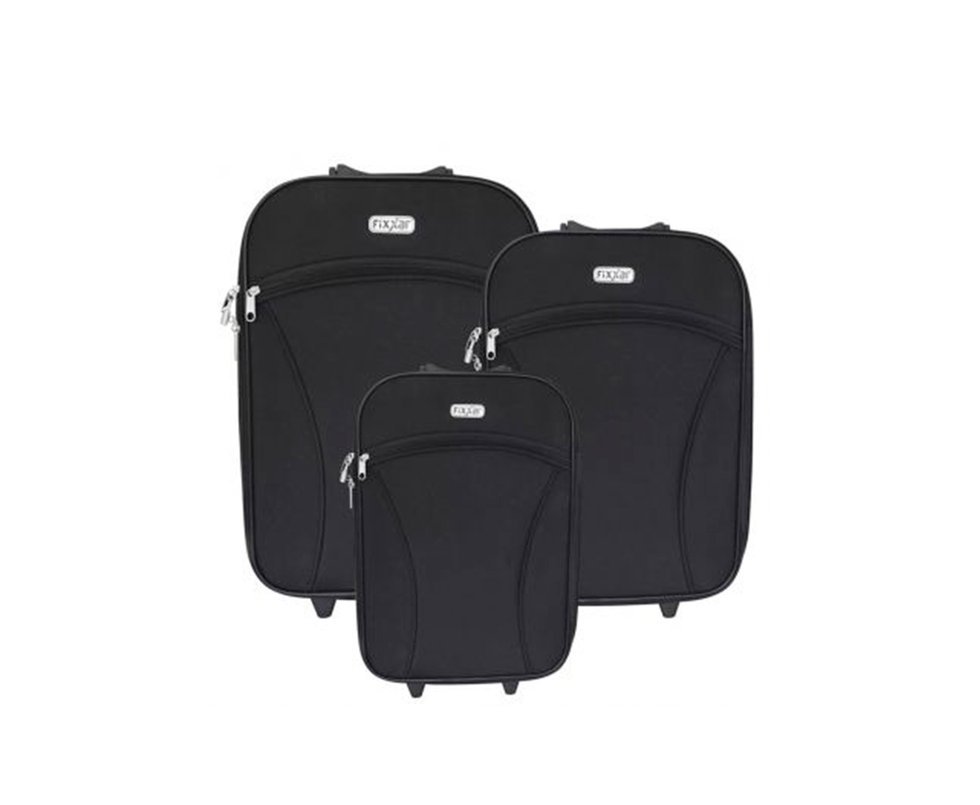 Conjunto Com 3 Malas Fixxar Trv 601 02 Rodas
