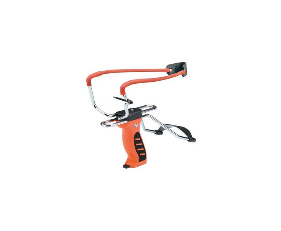 Atiradeira De Elátisco Profissional Com Mira E Apoio De Braço