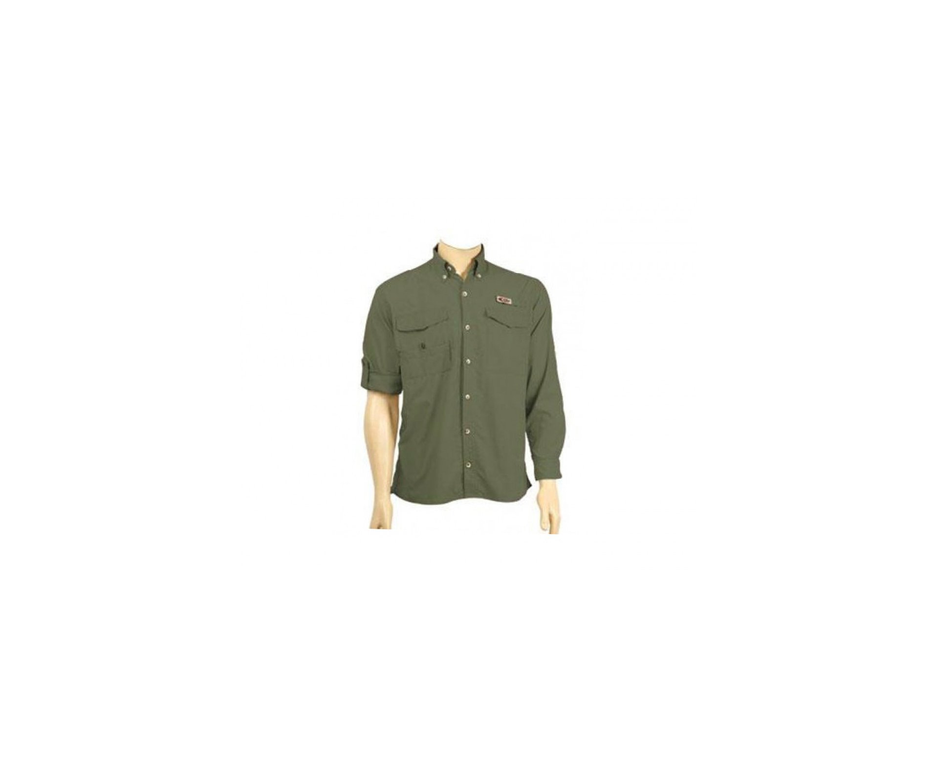 Camisa De Pesca Siena Cardume Adventure Proteção Uva E Uvb Verde Musgo - P